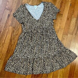 Cheetah Print Dress